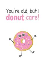 donut age Birthday Card 7661 created by Sunnyside Design