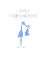 boy grandson New Baby Card 2691 created by Leah Roberts