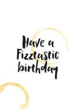 birthday prosecco Birthday Card 32317 created by Bonnie Blackbird