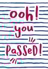 passed you Graduation Card 3822 created by Wink Design - Michelle Roberts