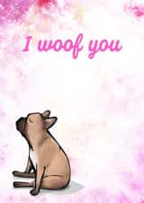 Dog woof Anniversary Card 31184 created by Silly Sentiments