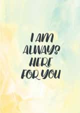 always here Love & Friendship Card 9753 created by Paper Pipit