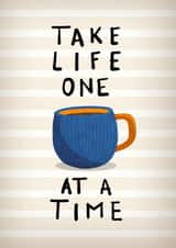 tea coffee Just because Card 4426 created by LATTE DESIGN