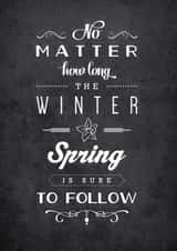 inspirational spring Thinking of you Card 26836 created by LATTE DESIGN