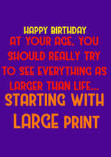 age old Birthday Card 30440 created by averageashhh