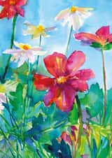 flowers mum Get Well Card 7160 created by Diana Fegredo