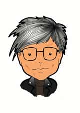 Andy Warhol Card 32729 created by James Ryan