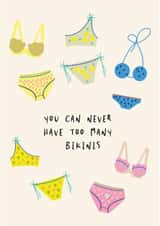 bikini friend Just because Card 4684 created by Coupole Carnaby