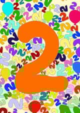 Birthday second Birthday Card 32769 created by Doreen Becker