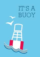 Boy Blue New Baby Card 10515 created by BOLD BUNNY