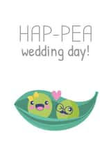 HAP-PEA wedding day! created by Sunnyside Design