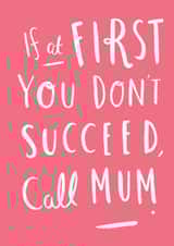 typography funny Mothers Day Card 32529 created by Old English Company