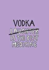 vodka cheer Thinking of you Card 10142 created by Kerry Stewart