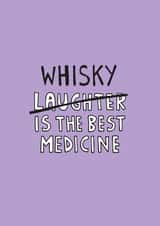 whisky cheer Get Well Card 10143 created by Kerry Stewart