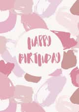 artistic paint Birthday Card 32835 created by Mint & Mustard