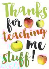 teacher school Thank You Card 9190 created by Alexia Claire