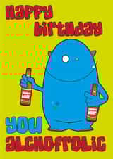 birthday alcohol Card 32932 created by Cheeky Little Scamps