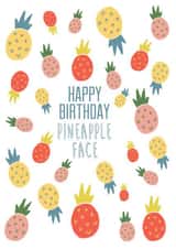 pineapple joke Birthday Card 5731 created by Louise Wright