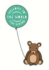 green welcome New Baby Card 10739 created by Amanda