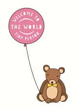 pink cute New Baby Card 10740 created by Amanda