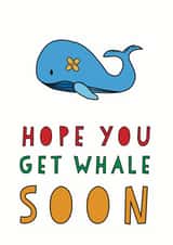 pun hug Get Well Card 10743 created by Amanda