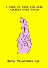 fingers sooty Valentines Day Card 28137 created by S.Y.T.O.