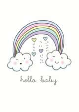 rainbow baby New Baby Card 5849 created by Eskimo Kiss Designs