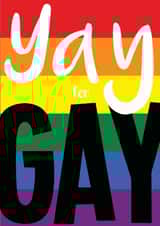 yay gay Just because Card 10335 created by James Ryan
