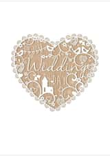 Pretty craft wedding day design created by Paper Yay