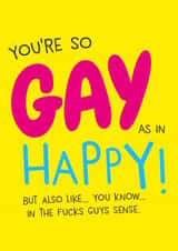 lgbt lgbtq Love & Friendship Card 10890 created by Wild Card