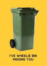 missing you Thinking of you Card 9881 created by Jon Hall Design