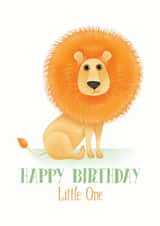 Lion Little Birthday Card 33197 created by Sandpaper Kisses