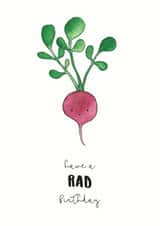 rad pun Birthday Card 6386 created by Nicole Julia