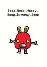 funny humour Birthday Card 32256 created by Cat Flap Cards