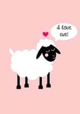 sheep love Card 33258 created by Jennifer Jahromi