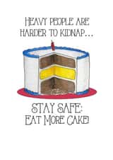 eat+more+cake funny+birthday Card 33273 created by Jennifer Jahromi