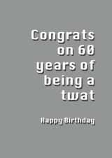 rude funny Birthday Card 7440 created by Potty Mouth