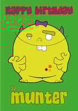 cute birthday Card 32943 created by Cheeky Little Scamps