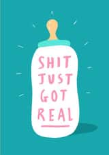 baby funny Pregnancy Card 2149 created by Charly Clements