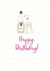 happy prosecco Birthday Card 33361 created by Sarah Hurley