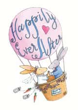 Happily Ever After Wedding Card created by Helen Morgan Illustration