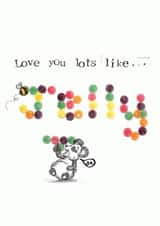 PANDA FUNNY Love & Friendship Card 8964 created by VICKI BRETT