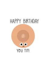 happy pun Birthday Card 4401 created by Leeann Walker