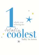 First One Birthday Card 9130 created by PAPAGRAZI