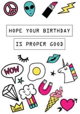 friend comic Birthday Card 5554 created by Memelou