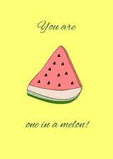 watermelon melon Card 29509 created by Hedge & Hog Prints