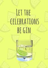Gin celebrate Birthday Card 33079 created by Flamingo Lingo by Jenny