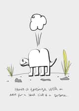 tortoise arse Card 29696 created by Quite Like That