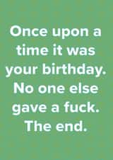 rude funny Birthday Card 11096 created by Just Spag