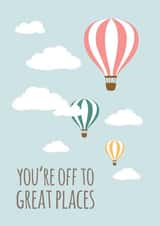 Farewell Travel Leaving Card 9163 created by The Grumpy Pug